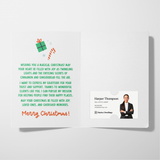 Happy Ho Ho Ho Holidays | Real Estate Greeting Cards with Envelopes Greeting Card Market Dwellings