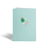 Happy Ho Ho Ho Holidays | Real Estate Greeting Cards with Envelopes Greeting Card Market Dwellings