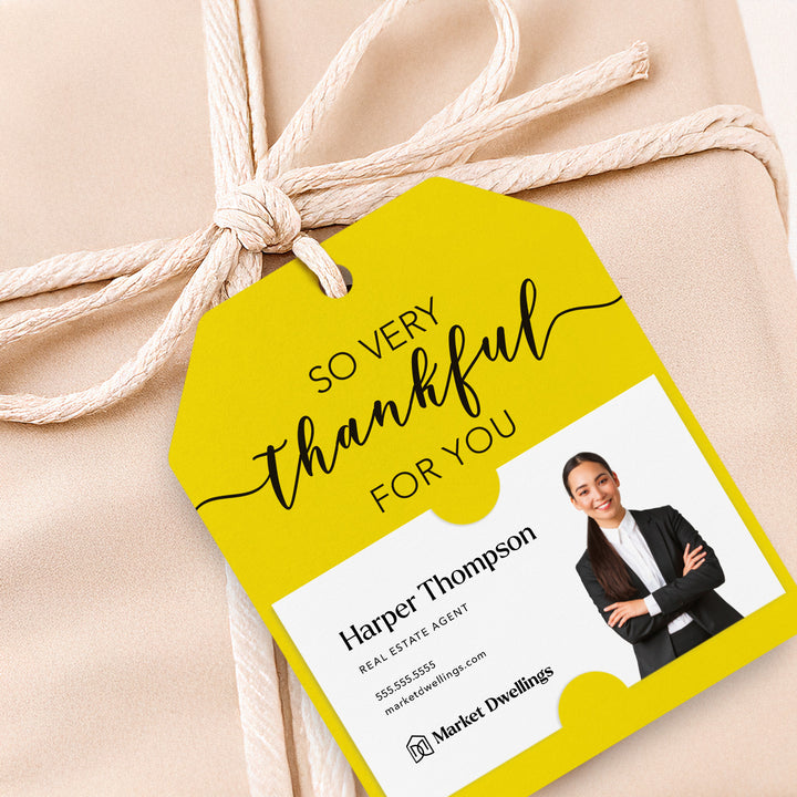 So Very Thankful For You | Gift Tags Gift Tag Market Dwellings