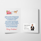 Hope your Christmas Sleighs! | Real Estate Greeting Cards with Envelopes Greeting Card Market Dwellings