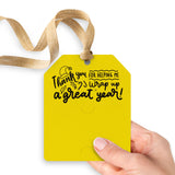 Thank You For Helping Me Wrap Up A Great Year | Gift Tags Gift Tag Market Dwellings