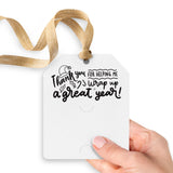 Thank You For Helping Me Wrap Up A Great Year | Gift Tags Gift Tag Market Dwellings