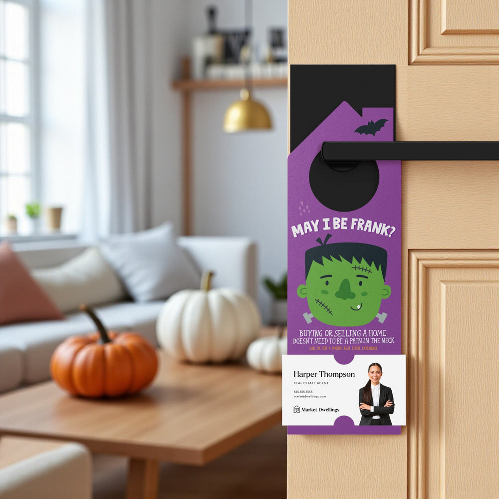 May I Be Frank? Door Hangers Holiday Door Hanger Market Dwellings
