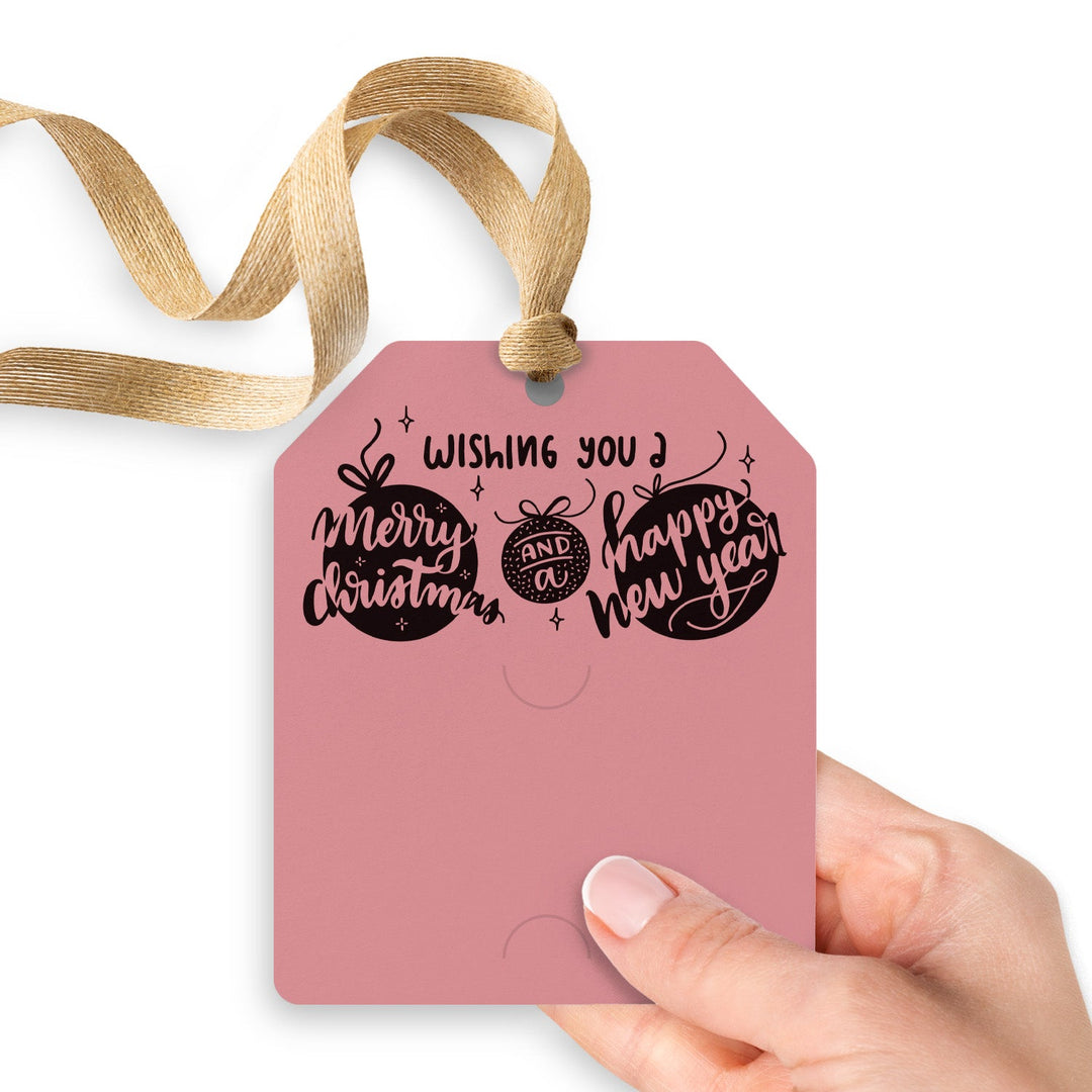 Wishing You a Merry Christmas and a Happy New Year | Gift Tags