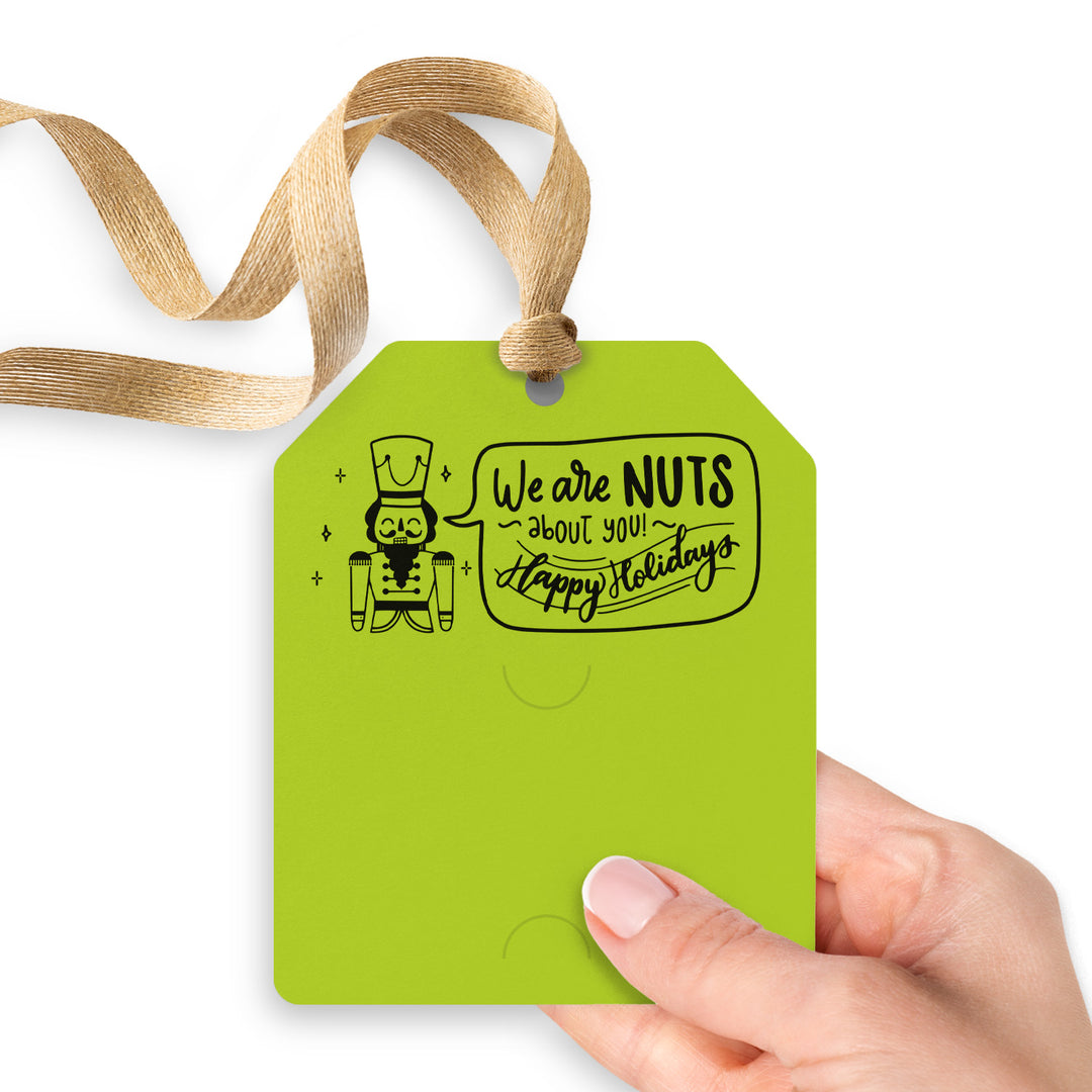 We are Nuts About You! Happy Holidays | Gift Tags Gift Tag Market Dwellings