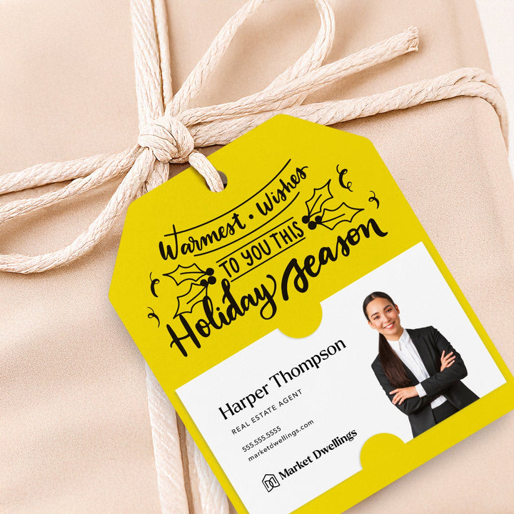 Warmest Wishes to You This Holiday Season | Gift Tags Gift Tag Market Dwellings