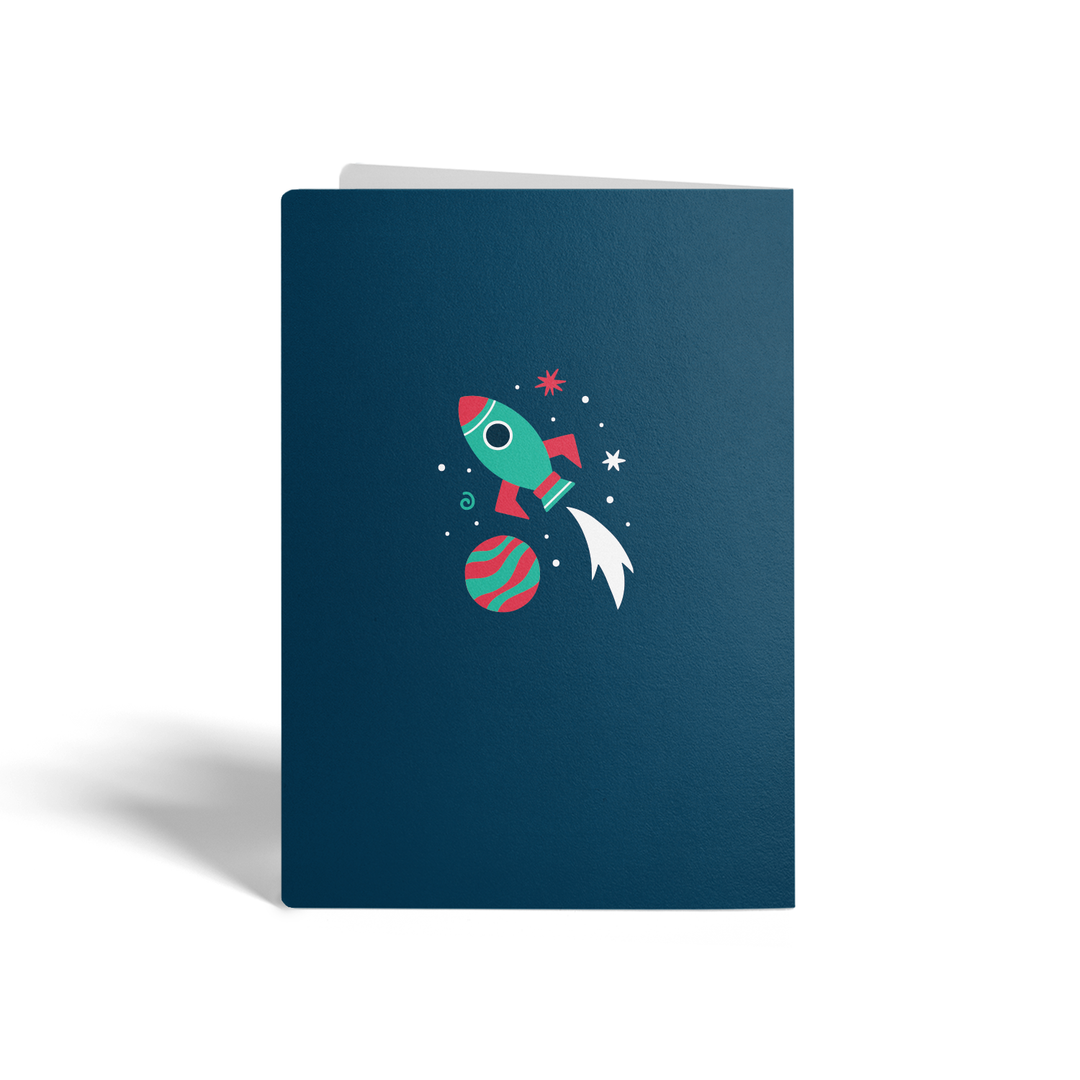 Set of Hope your Christmas is out of this World! | Christmas Greeting Cards | Envelopes Included | 97-GC001 Greeting Card Market Dwellings