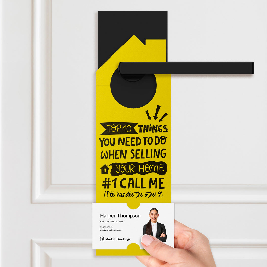 Top 10 Things You Need To Do When Selling Your Home Door Hangers