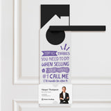 Top 10 Things You Need To Do When Selling Your Home Door Hangers Door Hanger Market Dwellings LILAC 10