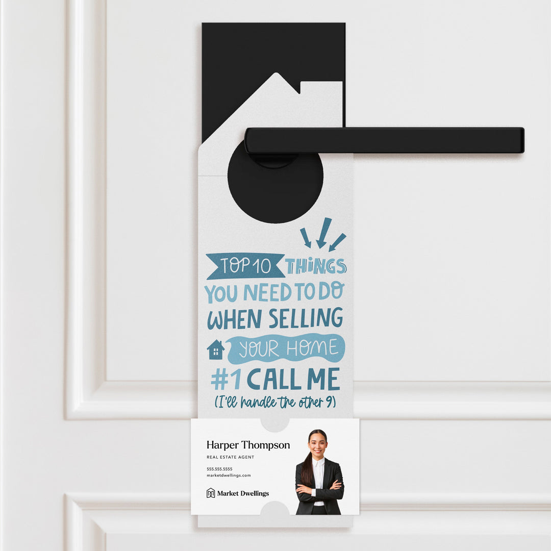 Top 10 Things You Need To Do When Selling Your Home Door Hangers Door Hanger Market Dwellings SKY