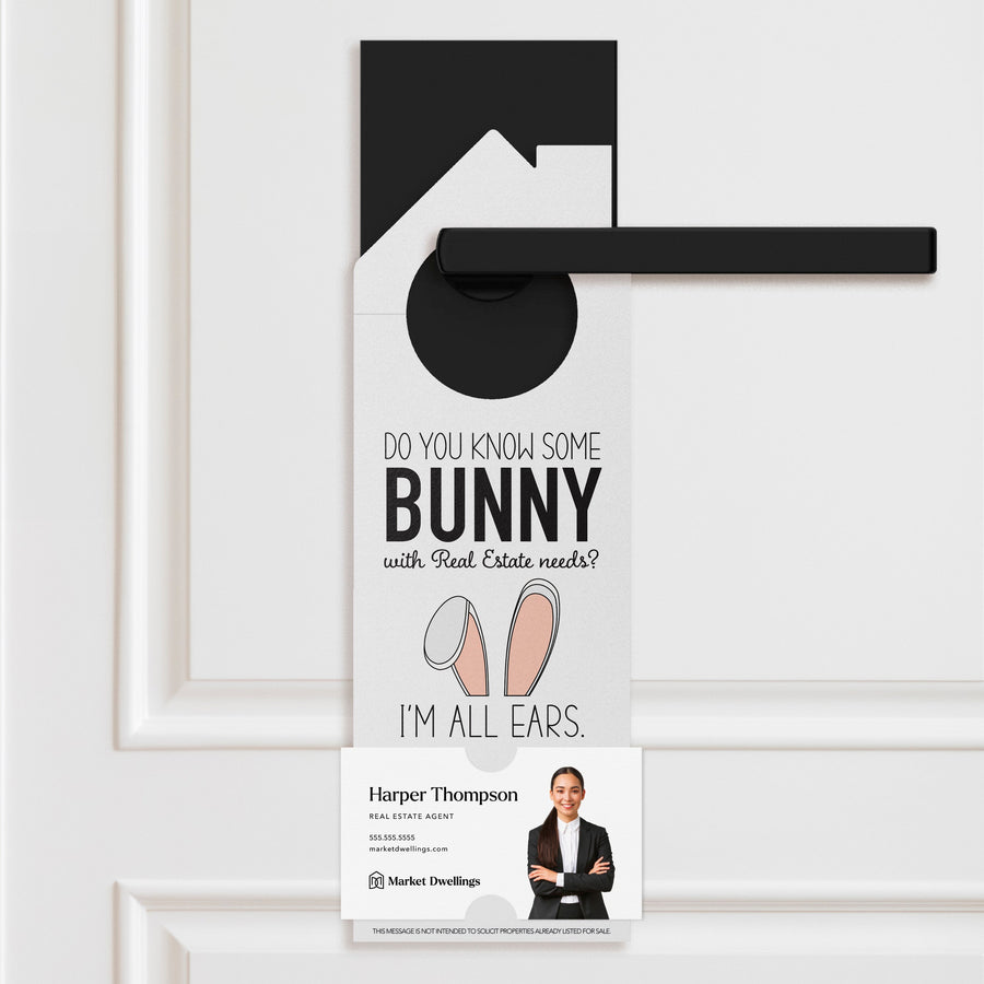 Do You Know Some Bunny? Door Hangers Door Hanger Market Dwellings