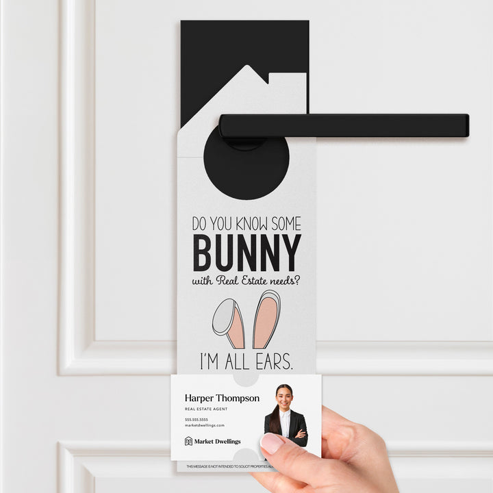 Do You Know Some Bunny? Door Hangers Door Hanger Market Dwellings