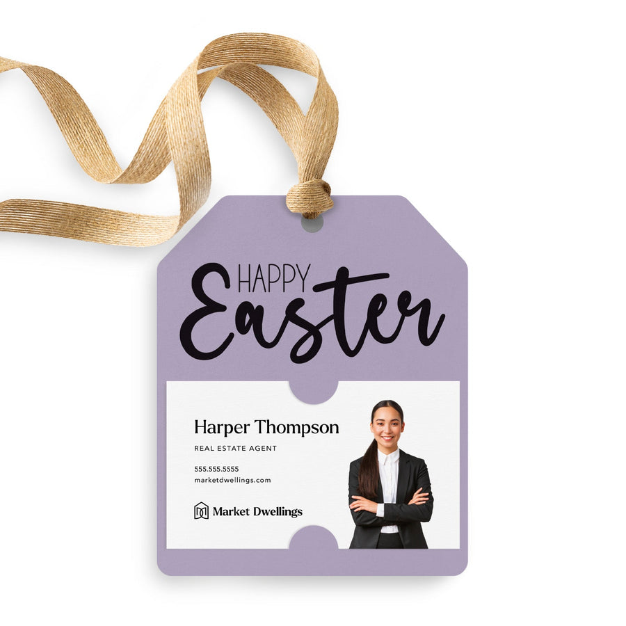 Happy Easter | Gift Tags Gift Tag Market Dwellings LIGHT PURPLE