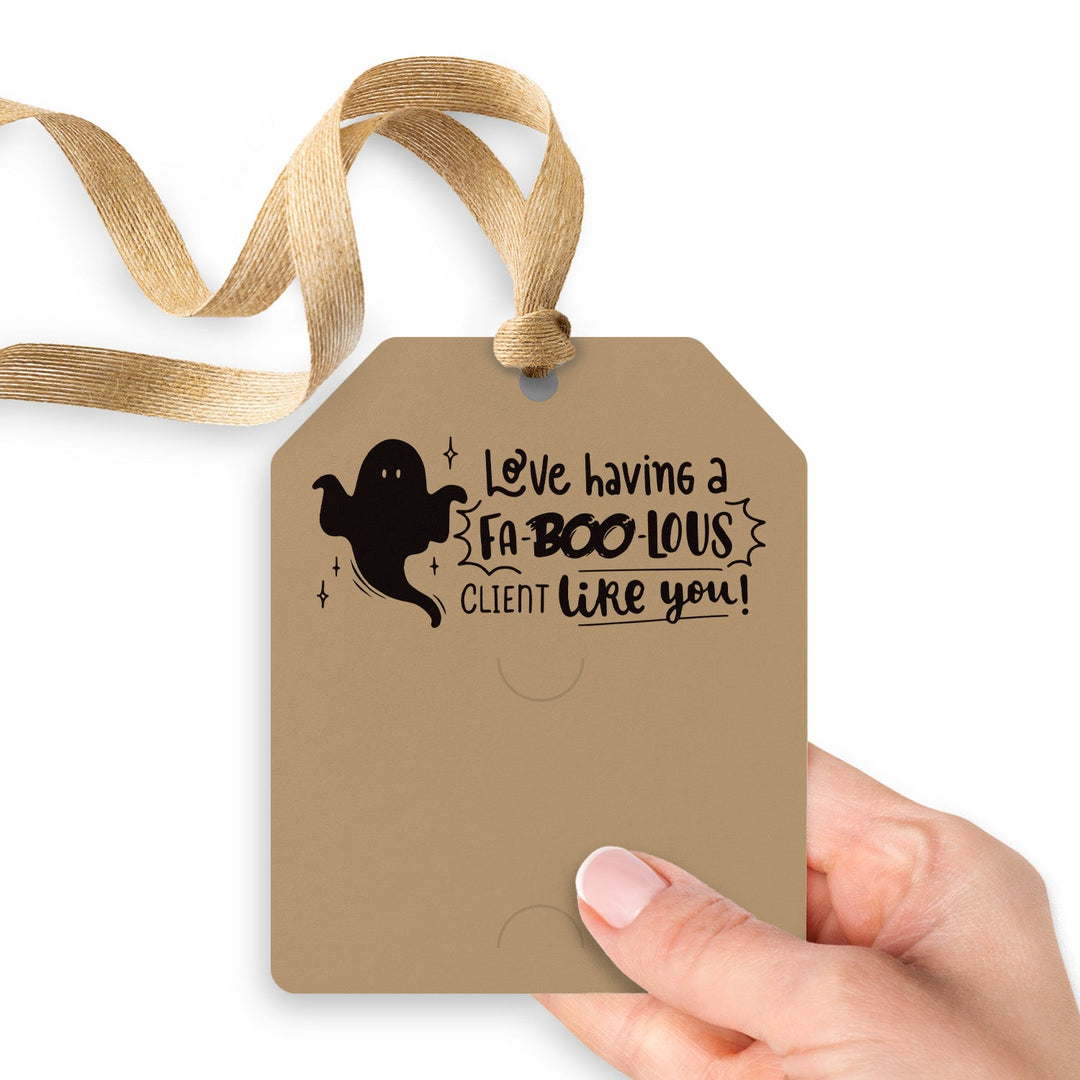 Love Having a Fa-BOO-lous Client Like You | Gift Tags Gift Tag Market Dwellings