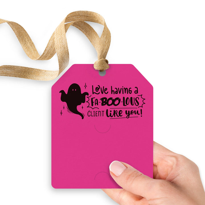 Love Having a Fa-BOO-lous Client Like You | Gift Tags Gift Tag Market Dwellings