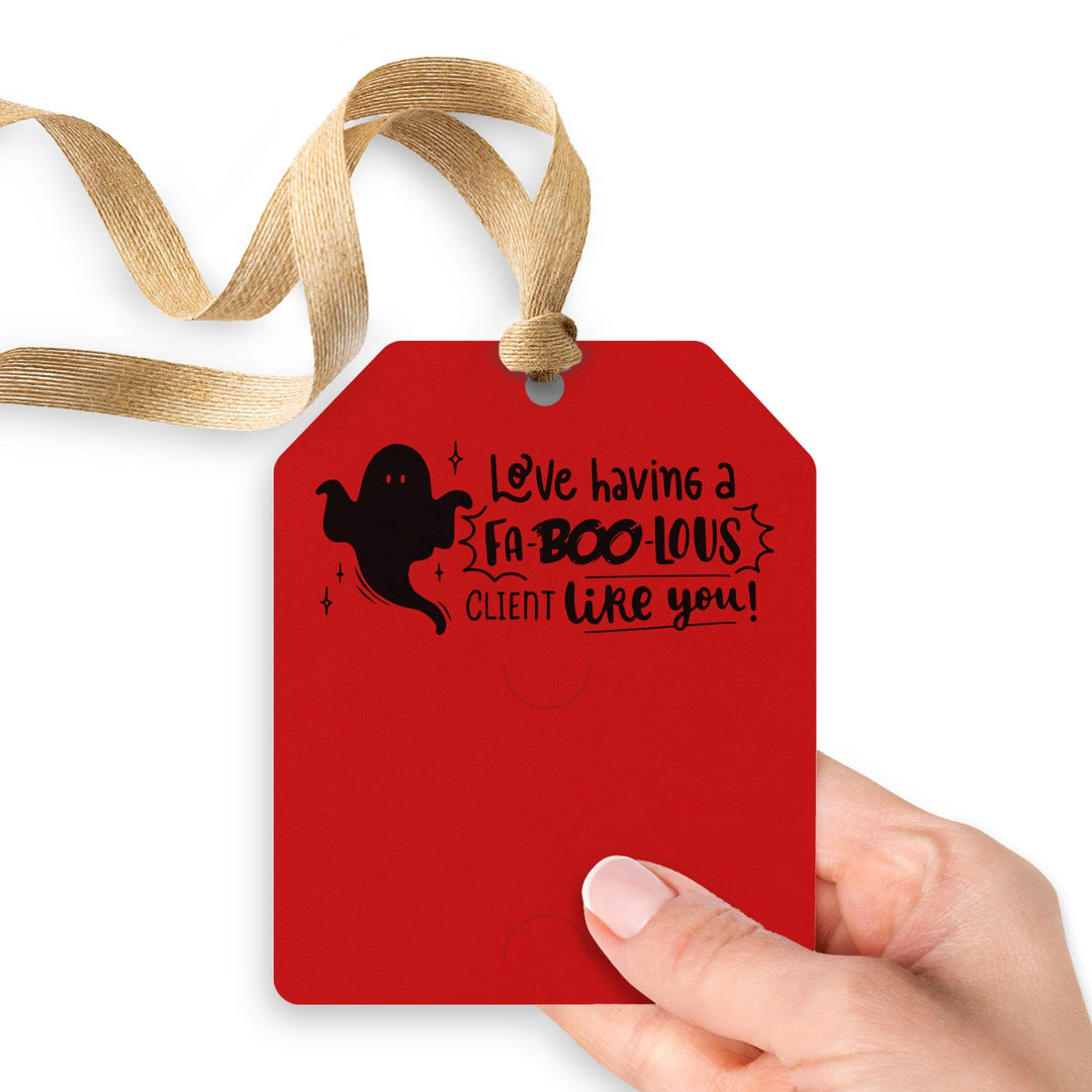 Love Having a Fa-BOO-lous Client Like You | Gift Tags Gift Tag Market Dwellings