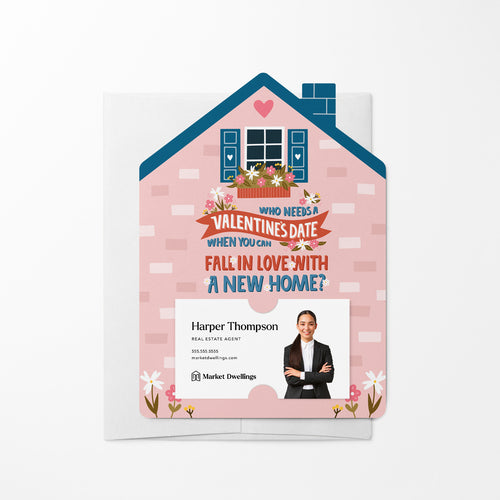 Who Needs A Valentine's Date When You Can Fall In Love With A New Home? | Valentine's Day | Real Estate Mailers with Envelopes Mailer Market Dwellings