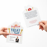 It Would Be A Real Treat To Be Your Real Estate Agent | Real Estate Mailers with Envelopes Mailer Market Dwellings