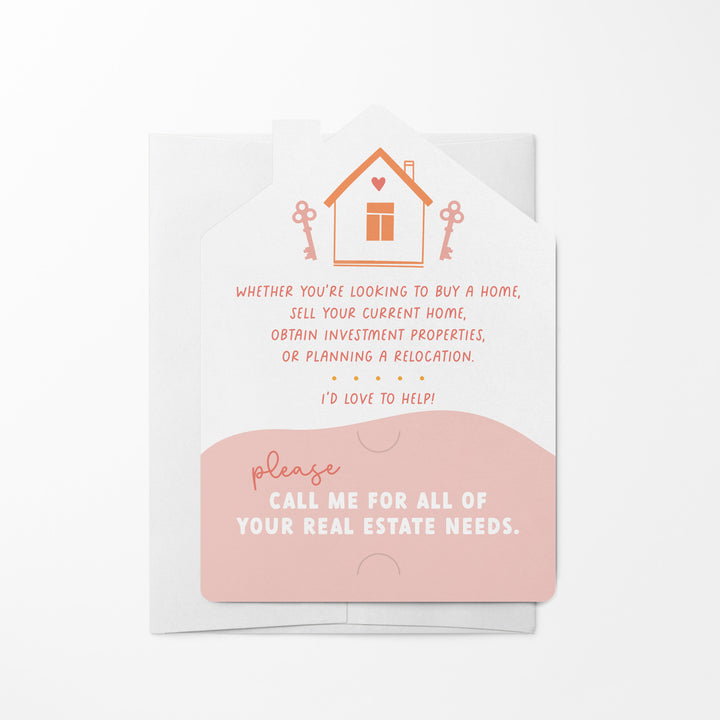 Let Me Help You Find Your Happy Place Real Estate Mailers | Envelopes Included | M2-M001-AB Mailer Market Dwellings