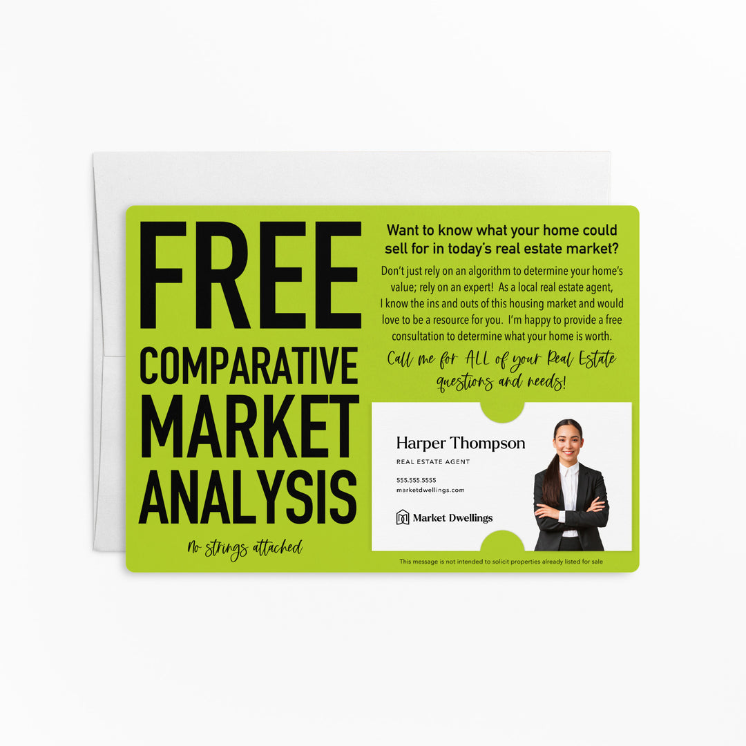 Set of Comparative Market Analysis Real Estate Mailer | Envelopes Included | M20-M003