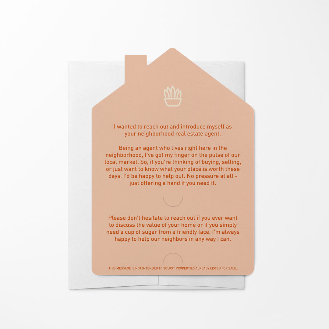 Hello I'm Not Just a Real Estate Agent I'm Your Neighbor Mailers | Envelopes Included | M237-M001-AB Mailer Market Dwellings