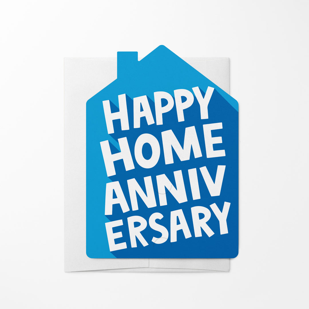 Set of Happy Home Anniversary | Mailers | Envelopes Included | M238-M001-AB Mailer Market Dwellings BRIGHT BLUE