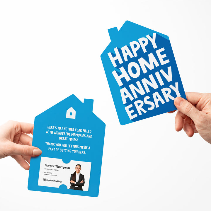 Set of Happy Home Anniversary | Mailers | Envelopes Included | M238-M001-AB Mailer Market Dwellings