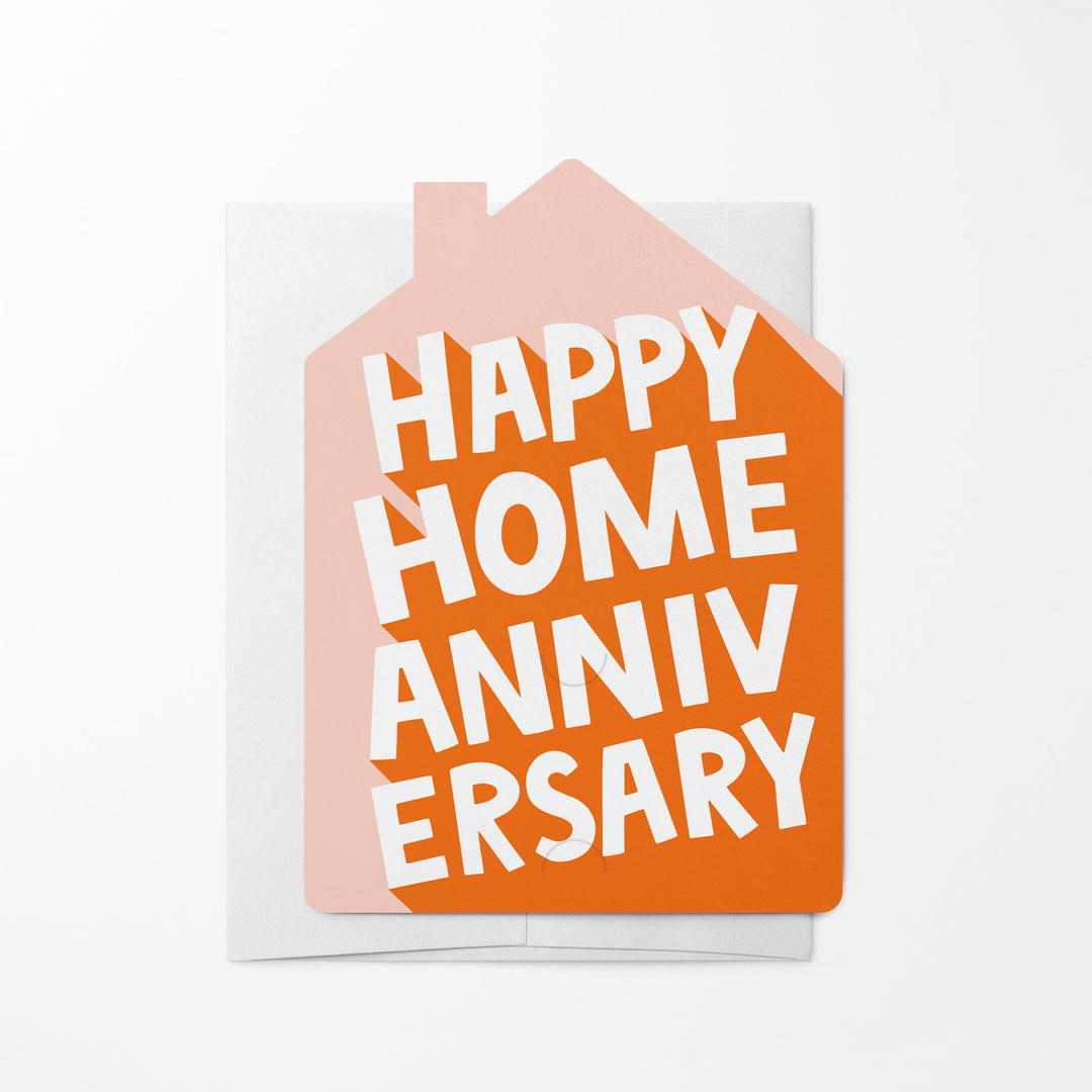 Set of Happy Home Anniversary | Mailers | Envelopes Included | M238-M001-AB Mailer Market Dwellings TANGERINE