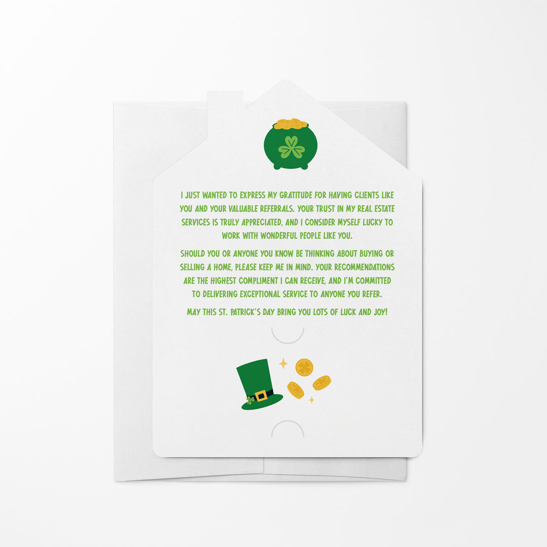 Set of Lucky To Have You And Your Referrals | St. Patrick's Day Mailers | Envelopes Included | M251-M001 Mailer Market Dwellings