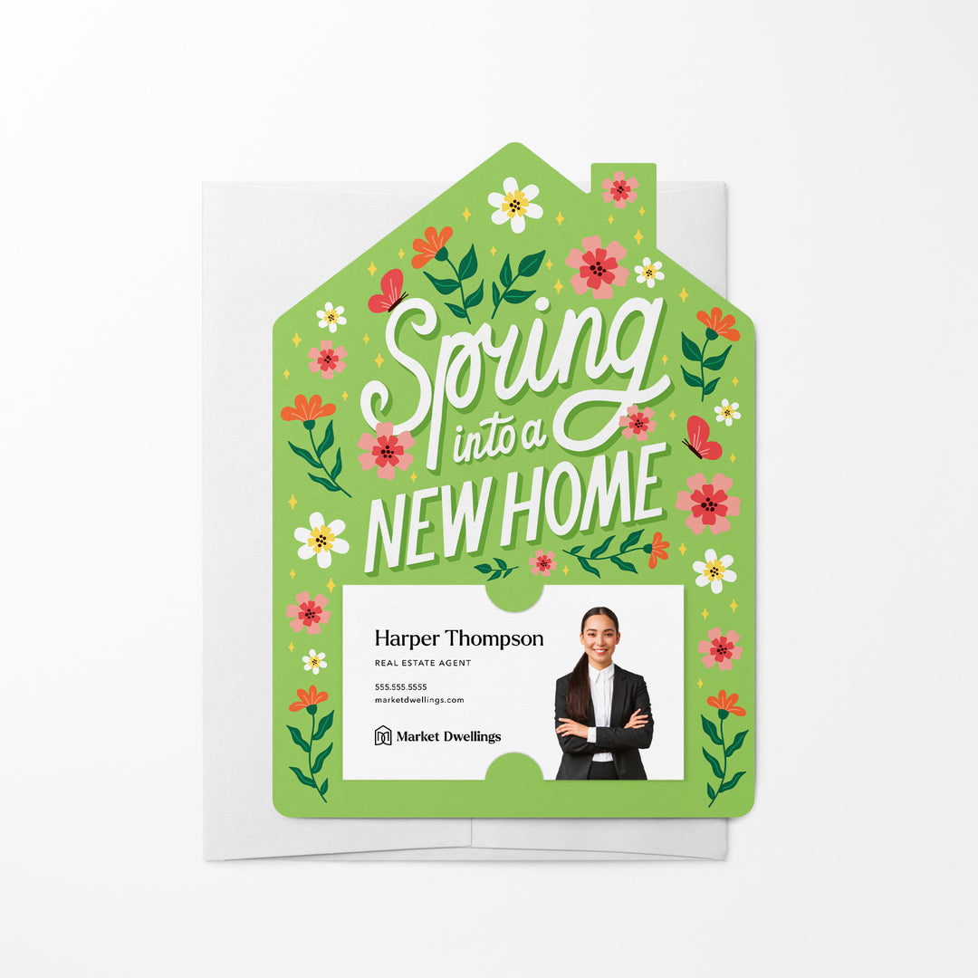 Set of Spring Into A New Home | Mailers | Envelopes Included | M262-M001 Mailer Market Dwellings