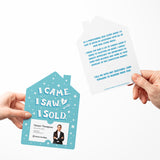 I Came. I Saw. I Sold. | Real Estate Mailers with Envelopes Mailer Market Dwellings