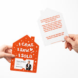 I Came. I Saw. I Sold. | Real Estate Mailers with Envelopes Mailer Market Dwellings