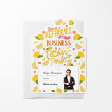 Your Referrals Make My Business Pitcher-Perfect! | Summer | Real Estate Mailers with Envelopes Mailer Market Dwellings