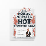 The Housing Market is Hot and Inventory is Low Double Sided | Real Estate Mailers with Envelopes Mailer Market Dwellings