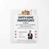 Happy Home Anniversary | Real Estate & Mortgage Mailers with Envelopes Mailer Market Dwellings