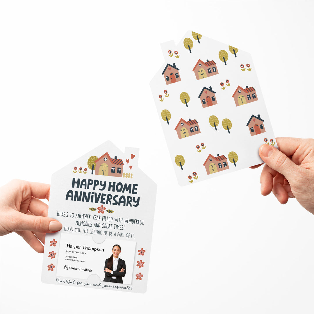 Set of Happy Home Anniversary Mailers | Envelopes Included | M35-M001 Mailer Market Dwellings