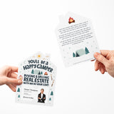 You'll Be a Happy Camper | Real Estate Mailers with Envelopes Mailer Market Dwellings