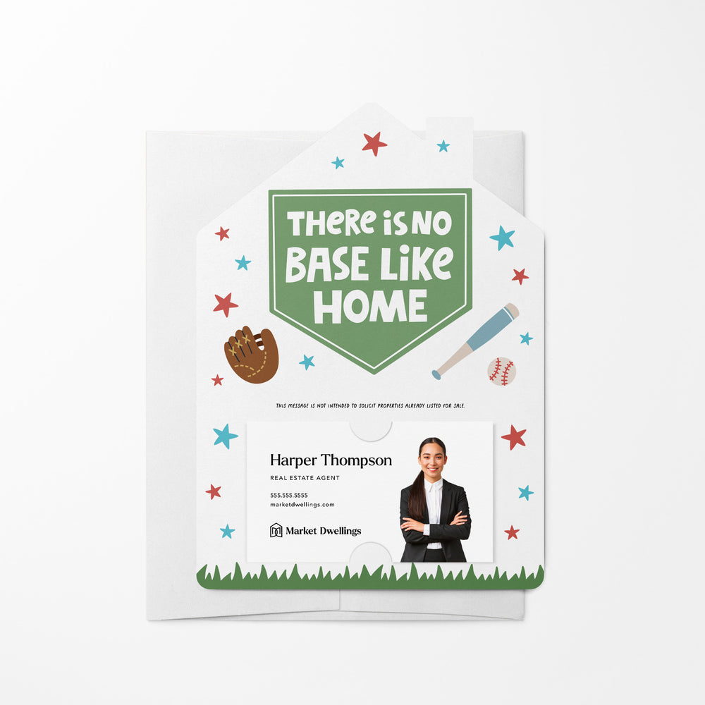 There is No Base Like Home | Real Estate Mailers with Envelopes Mailer Market Dwellings