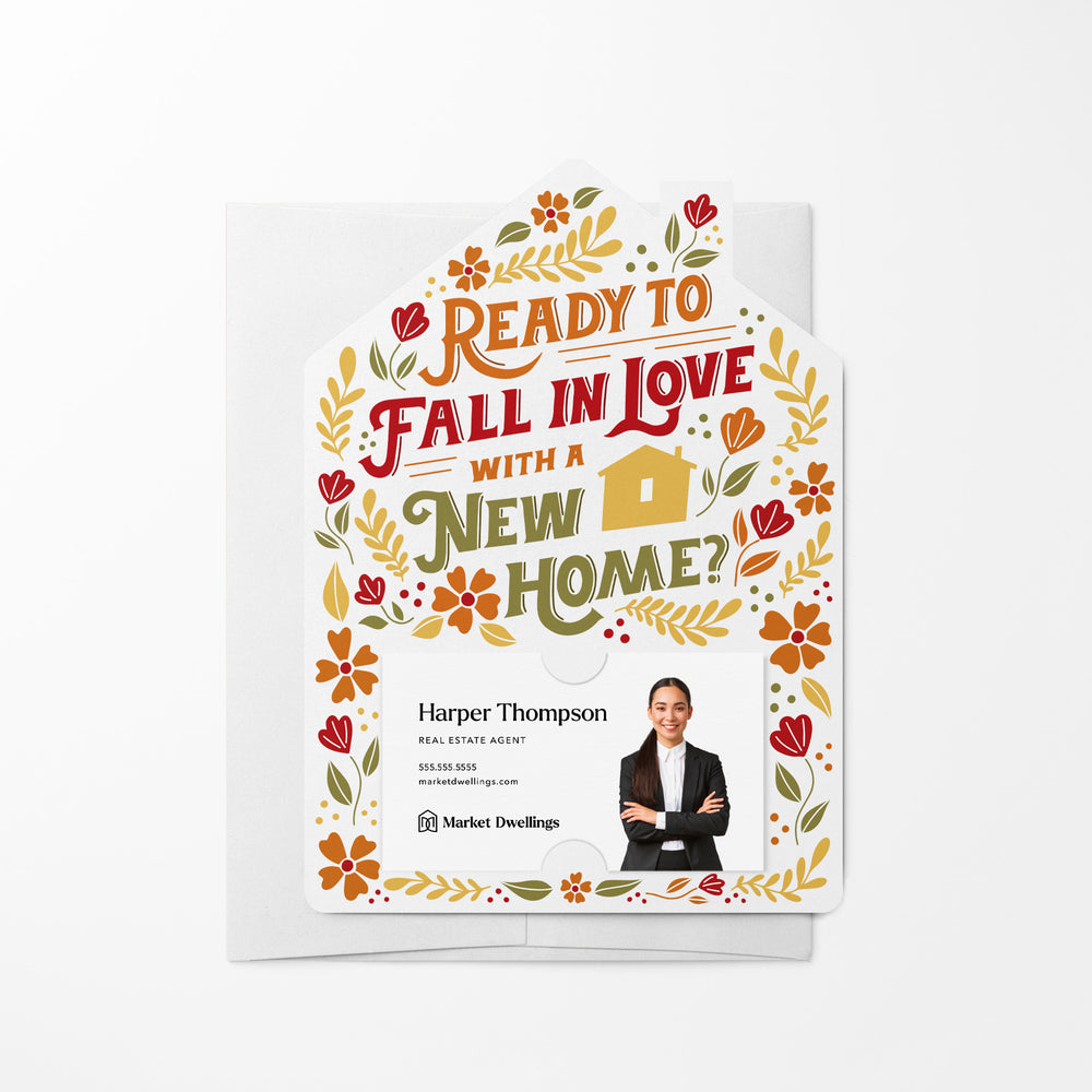 Ready to Fall in Love With a New Home? | Real Estate Mailers with Envelopes Mailer Market Dwellings