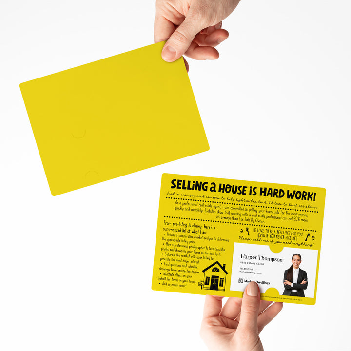 Set of For Sale By Owner FSBO Real Estate Mailers | Envelopes Included | M86-M003 Mailer Market Dwellings