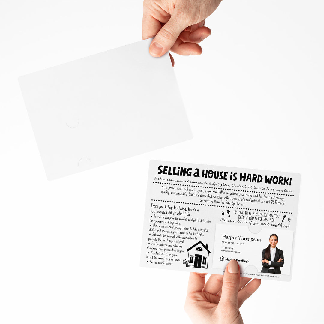 Set of For Sale By Owner FSBO Real Estate Mailers | Envelopes Included | M86-M003 Mailer Market Dwellings