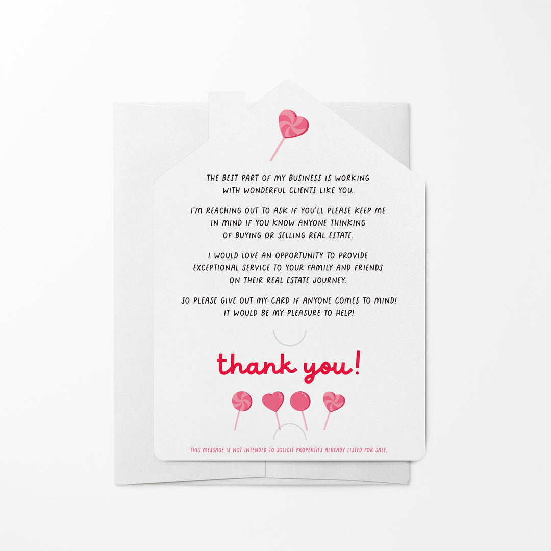 Set of I'm A Sucker For Your Referrals | Valentine's Day Mailers | Envelopes Included | M99-M001-AB Mailer Market Dwellings