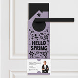 Hello Spring Door Hangers Season Door Hanger Market Dwellings
