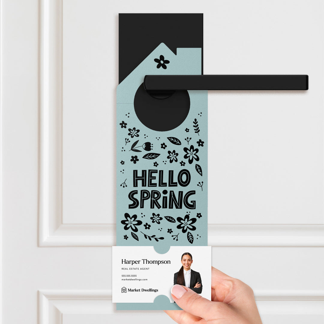 Hello Spring Door Hangers Door Hanger Market Dwellings