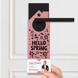 Hello Spring Door Hangers Season Door Hanger Market Dwellings
