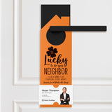So Lucky to Be Your Neighbor Door Hangers Holiday Door Hanger Market Dwellings