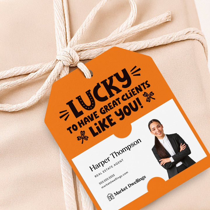 Lucky To Have Great Clients Like You | Gift Tags