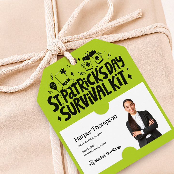 St. Patrick's Day Survival Kit | Gift Tags