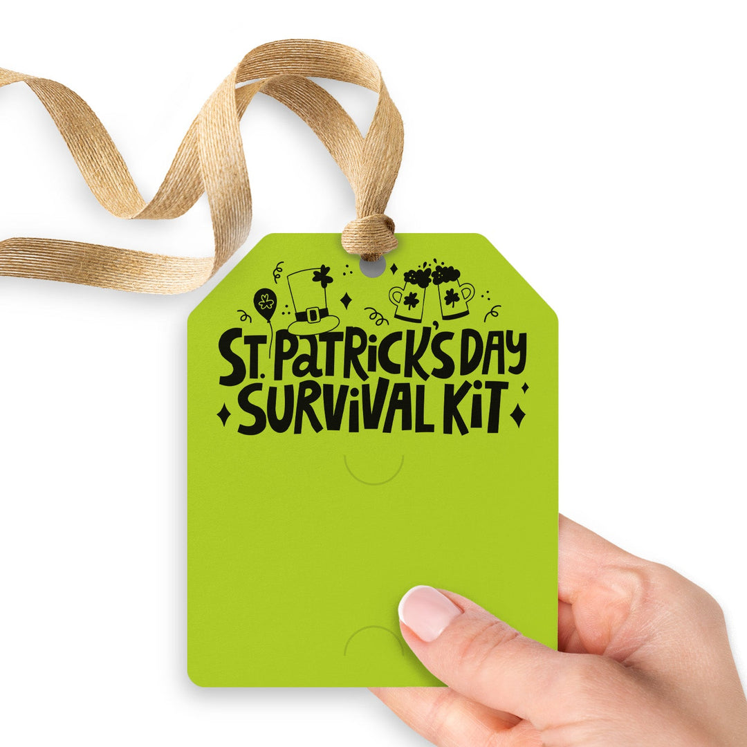 St. Patrick's Day Survival Kit | Gift Tags