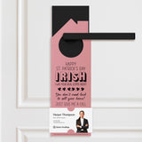 Irish I Was Your Real Estate Agent Door Hangers Door Hangers Holiday Door Hanger Market Dwellings